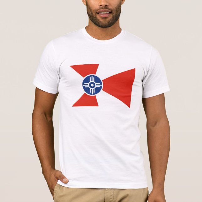 Camiseta País de América del estado de Kansas de la bandera (Anverso)