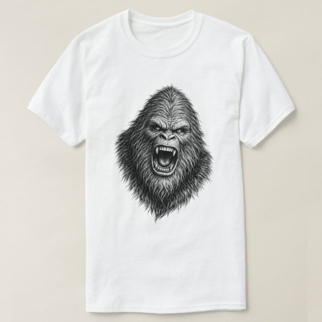 Camiseta País de Bigfoot (Diseño del anverso)