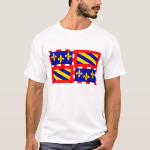 Camiseta País de Francia de la bandera de la región