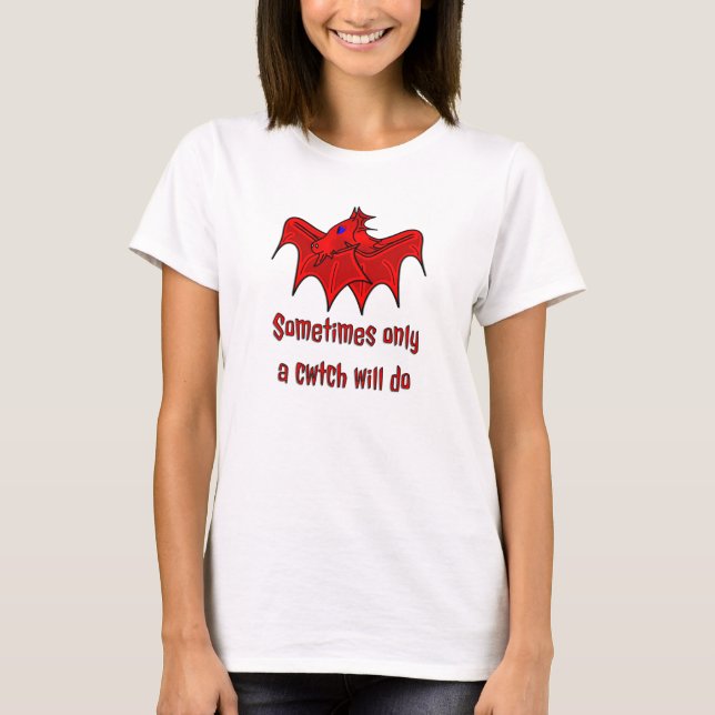 Camiseta País de Gales, dragones Cwtch Galés (Anverso)