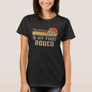 Camiseta País de jinete occidental Este es realmente mi pri