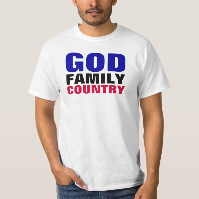 Camiseta País de la familia de dios (Anverso)