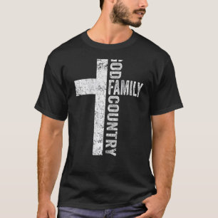 Camiseta País de la familia de Dios Patrimonio Libertad Cri