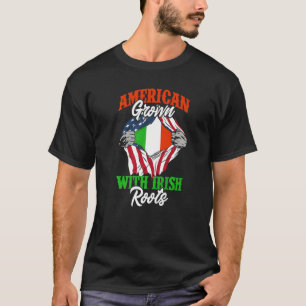 Camiseta País de origen Irlanda Estados Unidos crece con ro