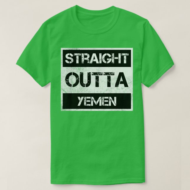 Camiseta País de origen viajero extranjero de Yemen Expatri (Diseño del anverso)
