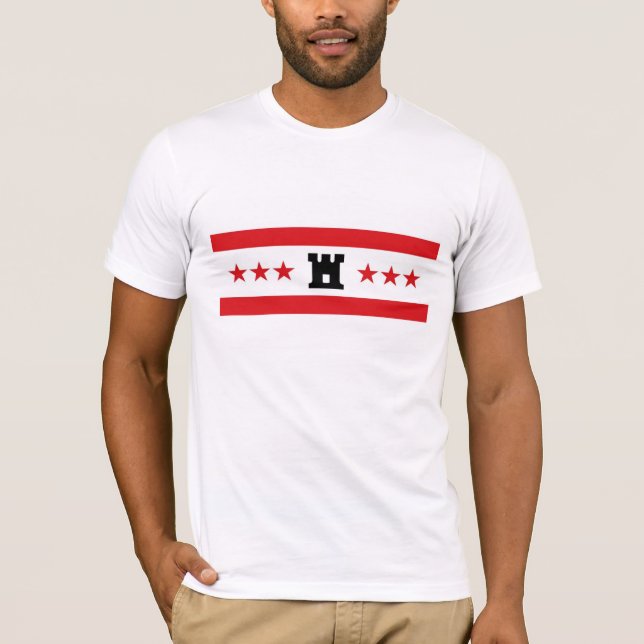 Camiseta País de Países Bajos de la bandera de la región de (Anverso)