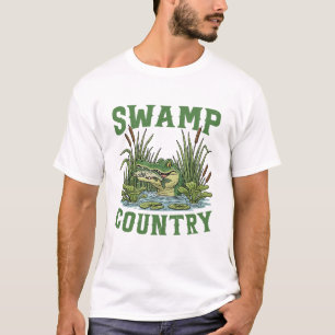Camiseta País de Pantano – Estilo de Vida del Sur de Bayou