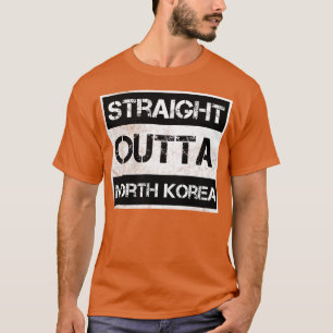 Camiseta País de regalo viajero de Corea del Norte E