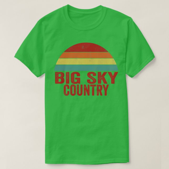 Camiseta País del Cielo Grande (Diseño del anverso)