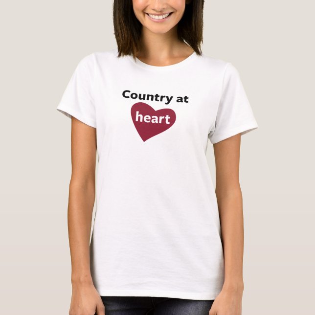 Camiseta País en el corazón (Anverso)
