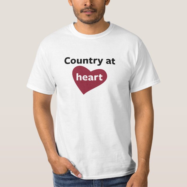 Camiseta País en el corazón (Anverso)
