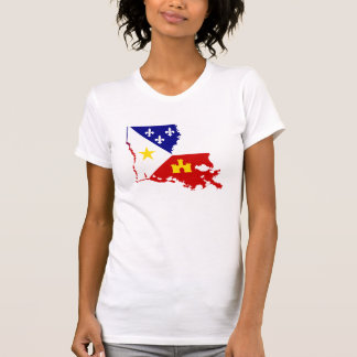 Camiseta País francés de Luisiana Acadiana Cajun del