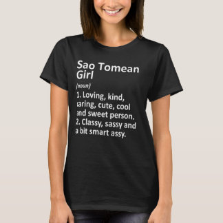 Camiseta País gracioso de Santo Tomé y Príncipe Chica