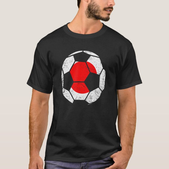 Camiseta País hincha japonés del mundo del fútbol japonés B (Anverso)