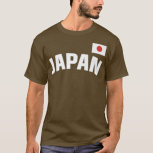 Camiseta País internacional del orgullo japonés con bandera