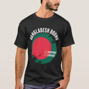 Camiseta País lindante de Bangladesh Viaja Bandera de Bangl