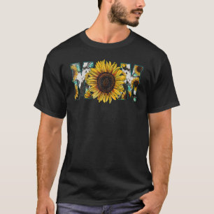Camiseta País Occidental Texas Mamá Piel de vaca Madre Gira