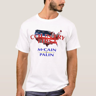 Camiseta País primero - McCain Palin 2008