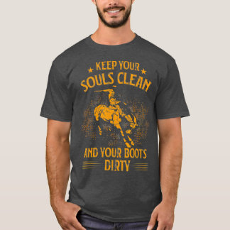 Camiseta País Saloon Western Rodeo Gift Idea Cowboy