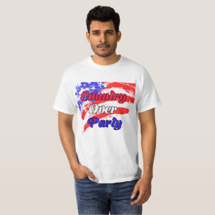 Camiseta País sobre el fiesta