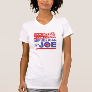 Camiseta País sobre Fiesta / Republicano para Joe Biden