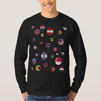Camiseta País Viajero Banderas De País Viajero World Fl