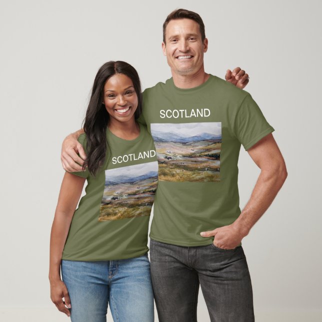 Camiseta Paisaje acuático de Escocia (Unisexo)