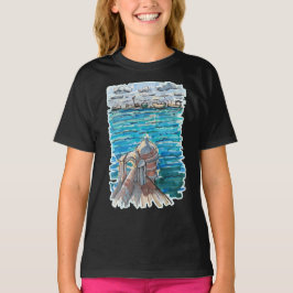 Camiseta Paisaje acuático sereno en San Juan de Ulua, Verac