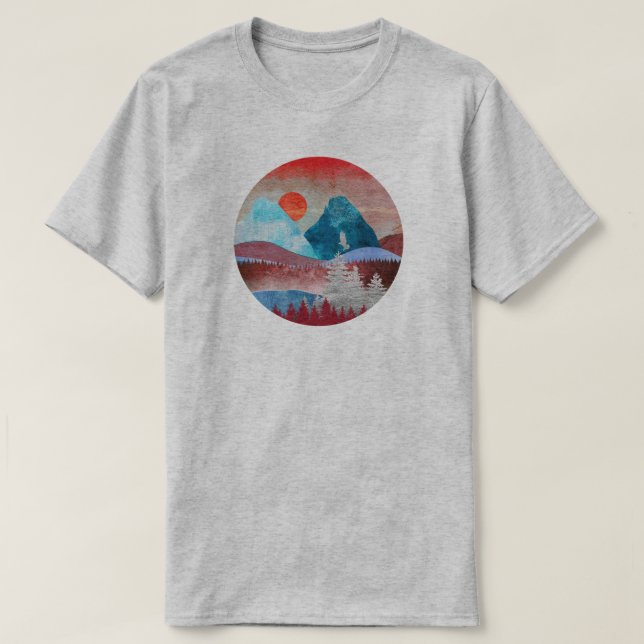 Camiseta Paisaje Águila de Plata (Diseño del anverso)