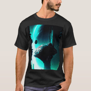 Camiseta Paisaje alienígena de ciencia ficción 103