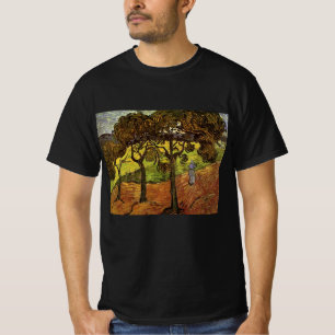 Camiseta Paisaje, árboles y figuras de Vincent van Gogh