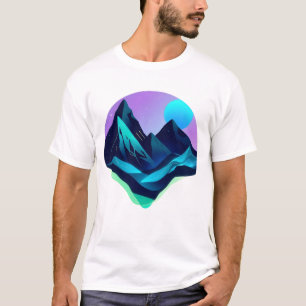 Camiseta paisaje bioluminiscente