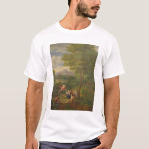 Camiseta Paisaje clásico con Mercury que supervisa el BI