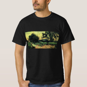 Camiseta Paisaje con Chateau de Auvers por Vincent van Gogh
