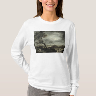 Camiseta Paisaje con el pueblo: Efecto tempestuoso