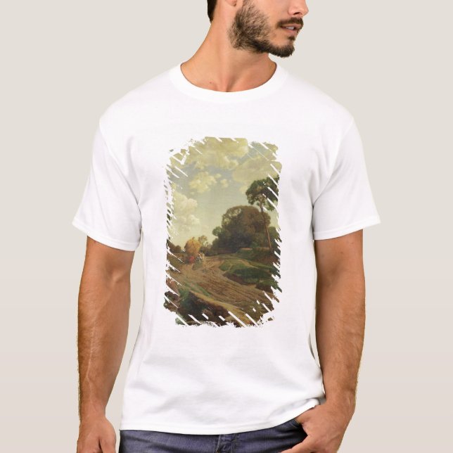 Camiseta Paisaje con Haywagon, c.1858 (Anverso)