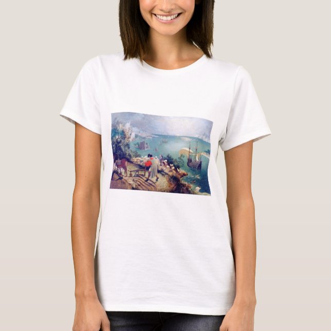 Camiseta Paisaje con la caída de Icarus, Pieter Bruegel (Anverso)
