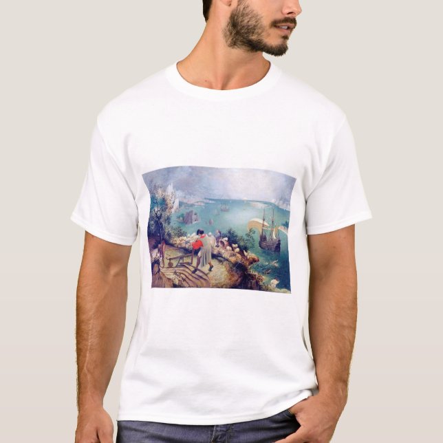 Camiseta Paisaje con la caída de Icarus, Pieter Bruegel (Anverso)