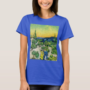 Camiseta Paisaje con pareja caminando de Vincent van Gogh