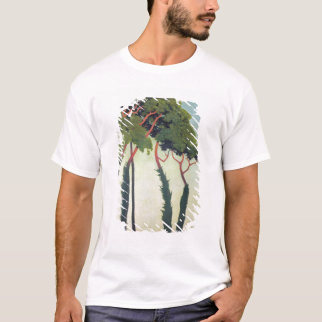 Camiseta Paisaje con Trees, 1911 (Anverso)