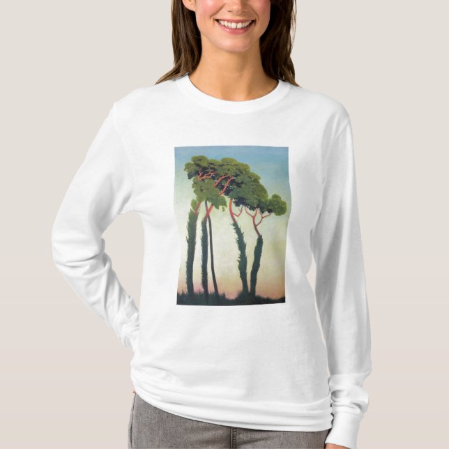 Camiseta Paisaje con Trees, 1911 (Anverso)