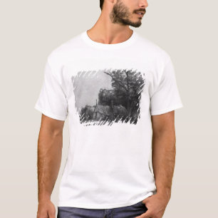Camiseta Paisaje con tres cabañas, 1650