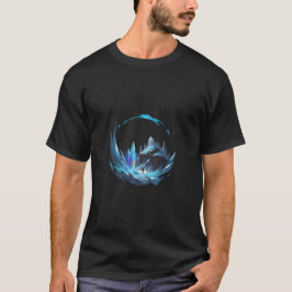 Camiseta Paisaje congelado con cristal