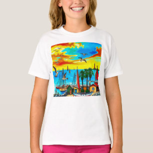 Camiseta Paisaje costero de ensueño