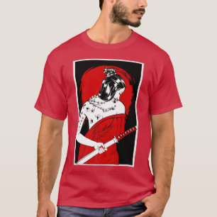 Camiseta Paisaje cultural samurai japonés vintage Sakura Ch