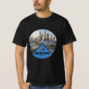 Camiseta Paisaje de australia de la ciudad de Melbourne