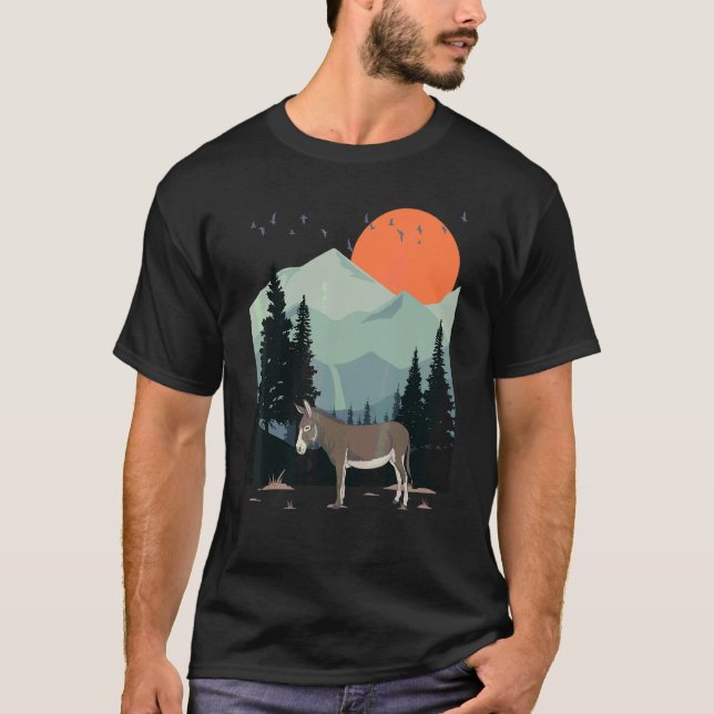 Camiseta Paisaje de aventura Montaña Sun Pine Tree Wild Mu (Anverso)