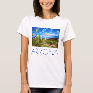 Camiseta Paisaje de cactus del desierto, Arizona