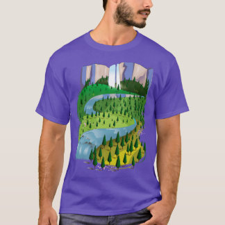 Camiseta Paisaje de cascada