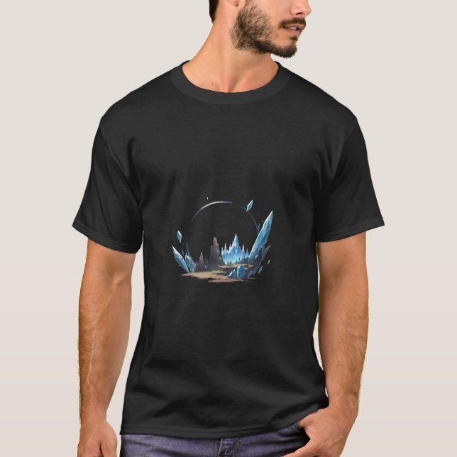 Camiseta Paisaje de cristal de hielo (Anverso)